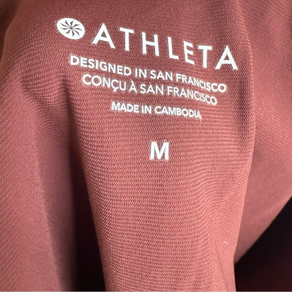 NWT Athleta Hermosa One Piece Swimsuit Hero Bloom Decadent Chocolate Medium - Picture 9 of 11